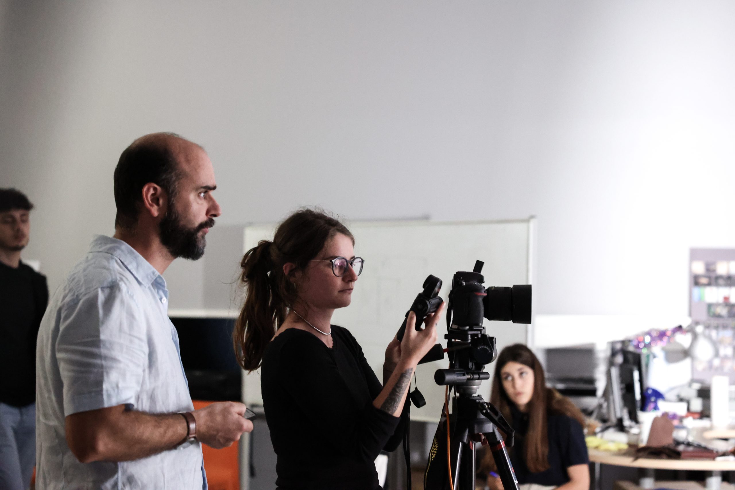 prof et élève ETPA shooting